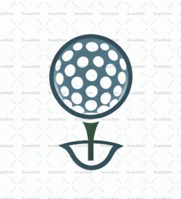 Golftee und Ball
